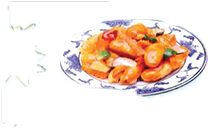 A platter of sweet and sour dishes